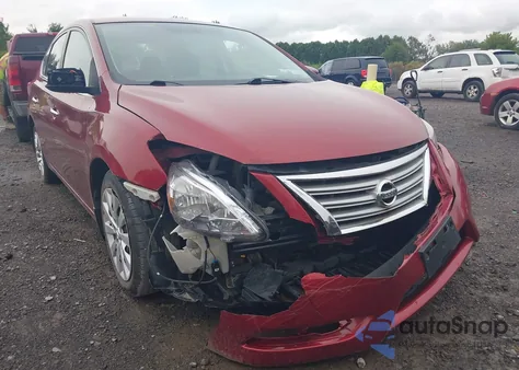 2015 Nissan Sentra Sv из США, поврежденный, VIN 3N1AB7AP4FY368279